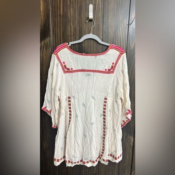 Free People Embroidered Boho Tunic Mini Dress 🖤 - Picture 10 of 10